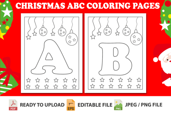Christmas ABC Coloring Pages for Kids: A Creative and Educational Resource