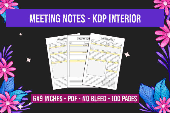 Meeting Notes - KDP Interior: A Professional's Guide to Streamlined Note-Taking