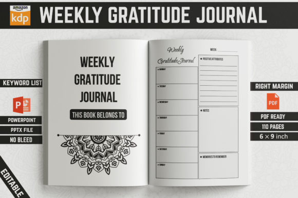 Weekly Gratitude Journal - KDP Interior: A Comprehensive Guide